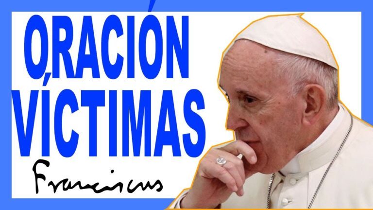 Oración Del PAPA FRANCISCO Por Las Víctimas De La Violencia ...